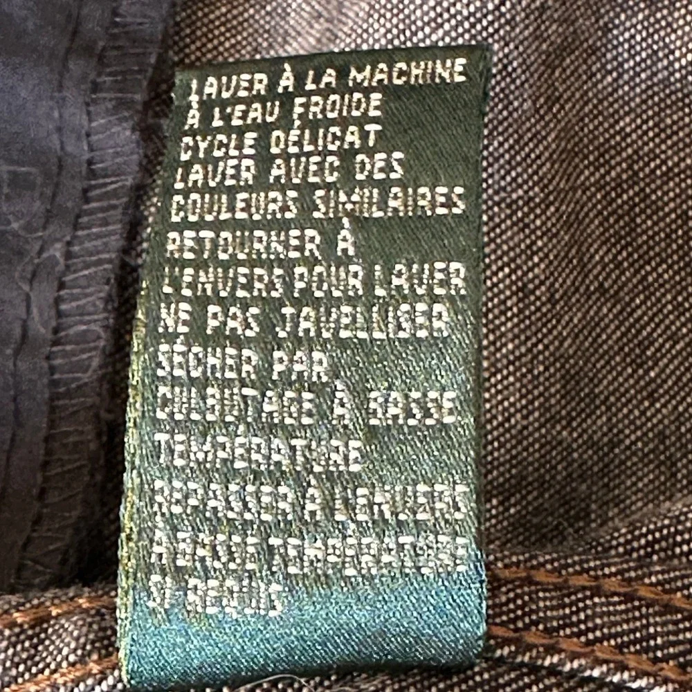 Ralph Lauren Denim SZ SM Moto VTGE Jacket Small Dark Indigo Blue /BL Buckle Neck - Picture 10 of 14